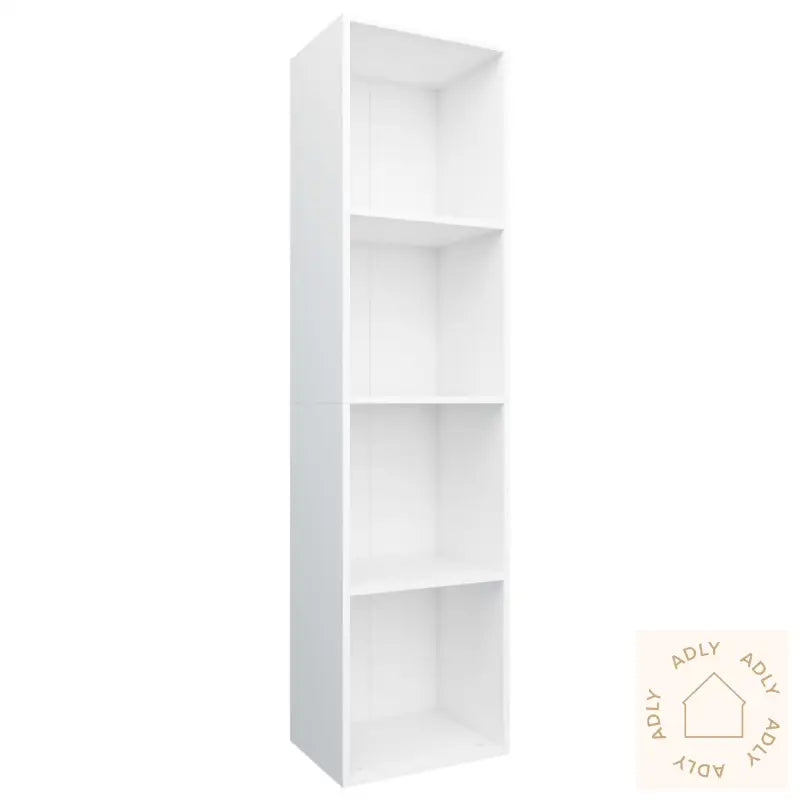 Bokhylle/Tv-Benk Hvit 36X30X143 Cm Konstruert Tre