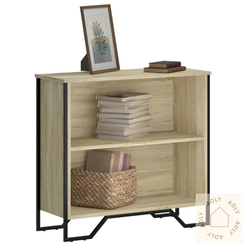 Bokhylle Sonoma Eik 80X31X74,5 Cm Konstruert Tre