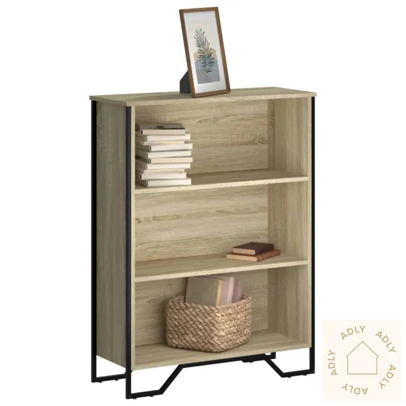 Bokhylle Sonoma Eik 80X31X106 Cm Konstruert Tre