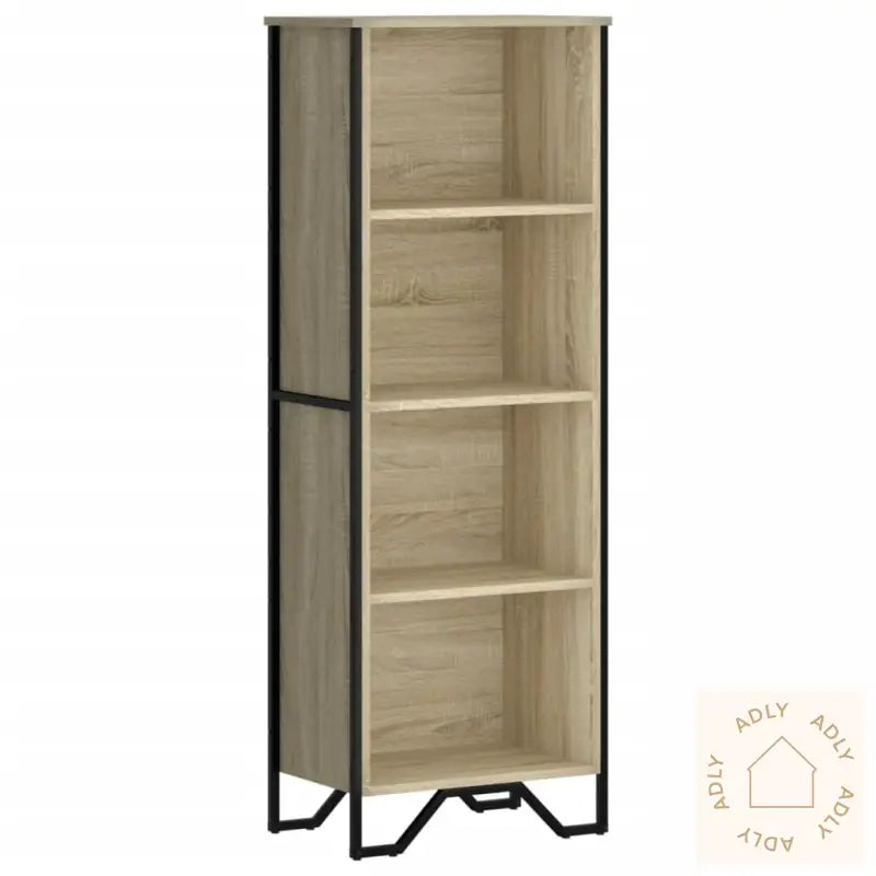 Bokhylle Sonoma Eik 50X31X137,5 Cm Konstruert Tre