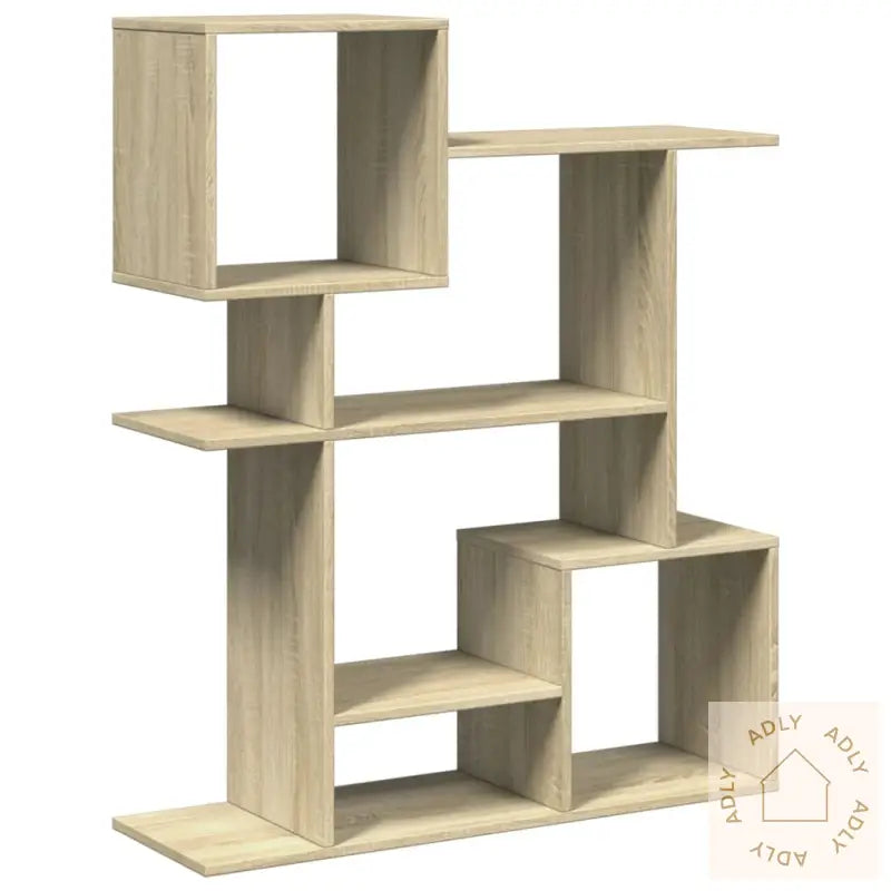 Romdeler Bokhylle Sonoma Eik 92X29X112 Cm Konstruert Tre