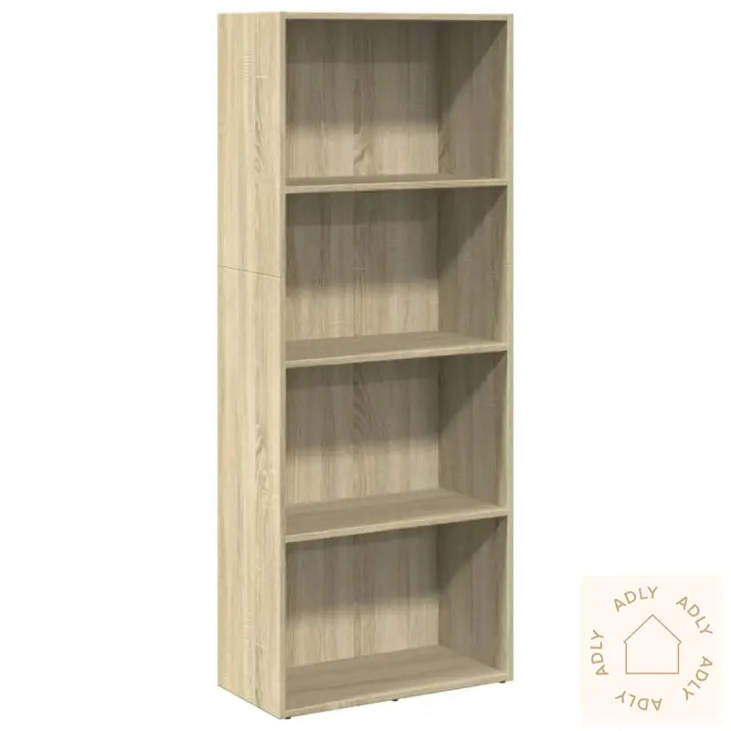 Bokhylle Sonoma Eik 60X30X152 Cm Konstruert Tre