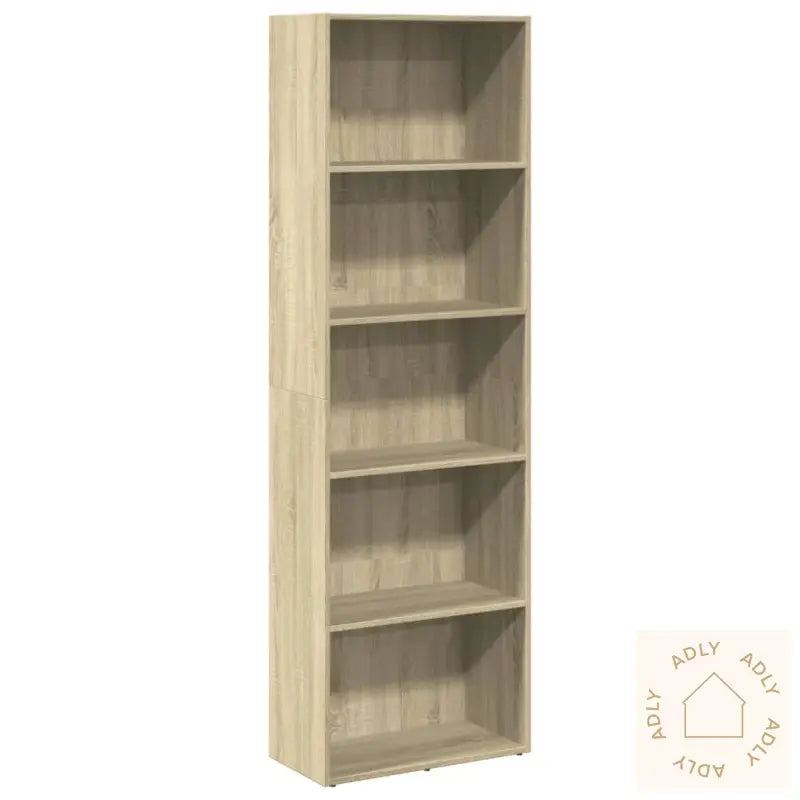 Bokhylle Sonoma Eik 60X30X189 Cm Konstruert Tre
