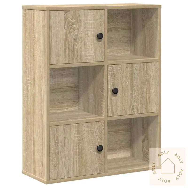 Bokhylle Sonoma Eik 60X24X76,5 Cm Konstruert Tre