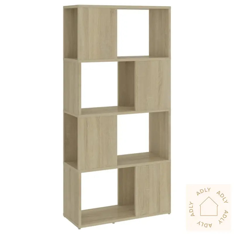 Bokhylle/Romdeler Sonoma Eik 60X24X124,5 Cm Konstruert Tre