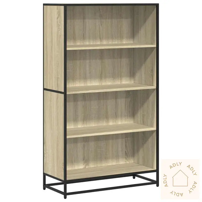 Bokhylle Sonoma Eik 80,5X35X139 Cm Konstruert Tre