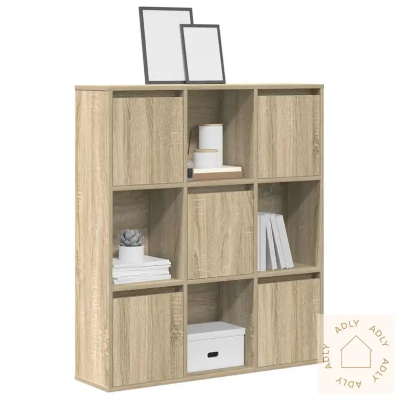 Bokhylle Sonoma Eik 89X24X101,5 Cm Konstruert Tre