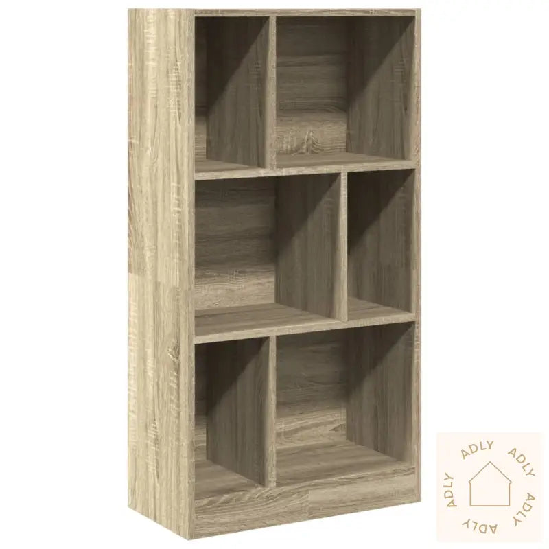 Bokhylle Sonoma Eik 57X28,5X107,5 Cm Konstruert Tre