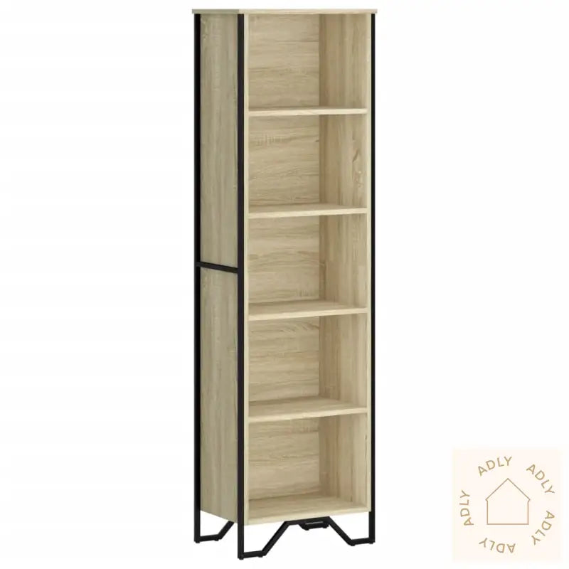 Bokhylle Sonoma Eik 50X31X169 Cm Konstruert Tre