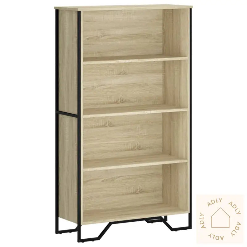 Bokhylle Sonoma Eik 80X31X137,5 Cm Konstruert Tre