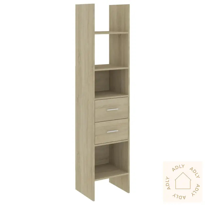 Bokhylle Sonoma Eik 40X35X180 Cm Konstruert Tre
