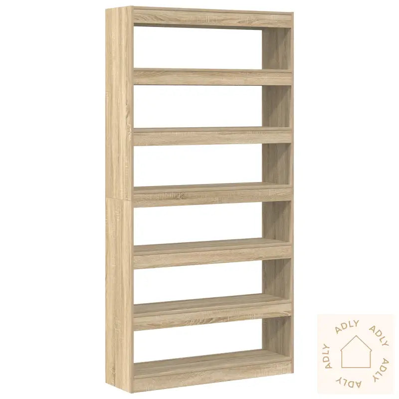 Bokhylle Sonoma Eik Konstruert Tre 100 X 30 X 198 Cm Hyller