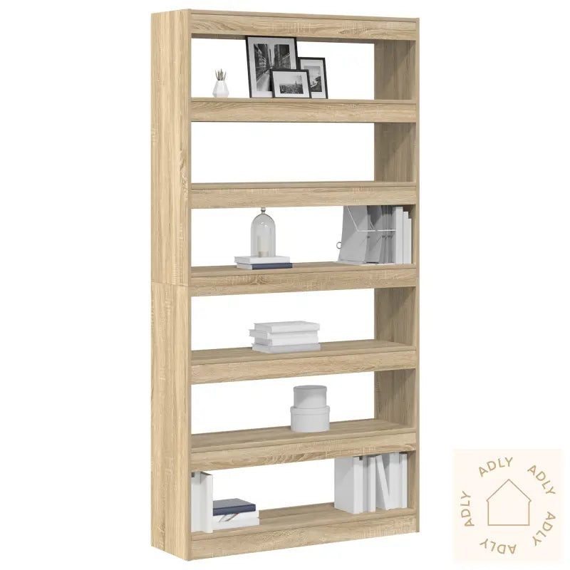 Bokhylle Sonoma Eik Konstruert Tre 100 X 30 X 198 Cm Hyller
