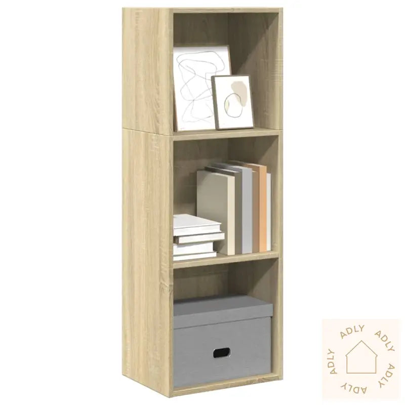 Bokhylle Sonoma Eik 40X30X114 Cm Konstruert Tre