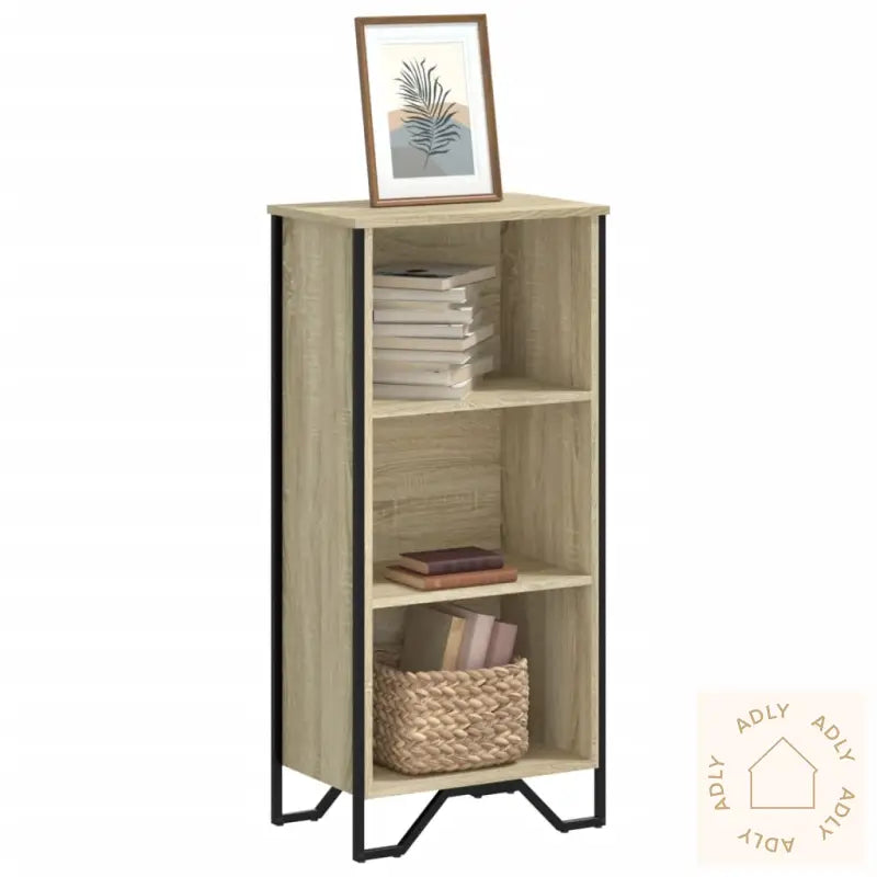 Bokhylle Sonoma Eik 50X31X106 Cm Konstruert Tre