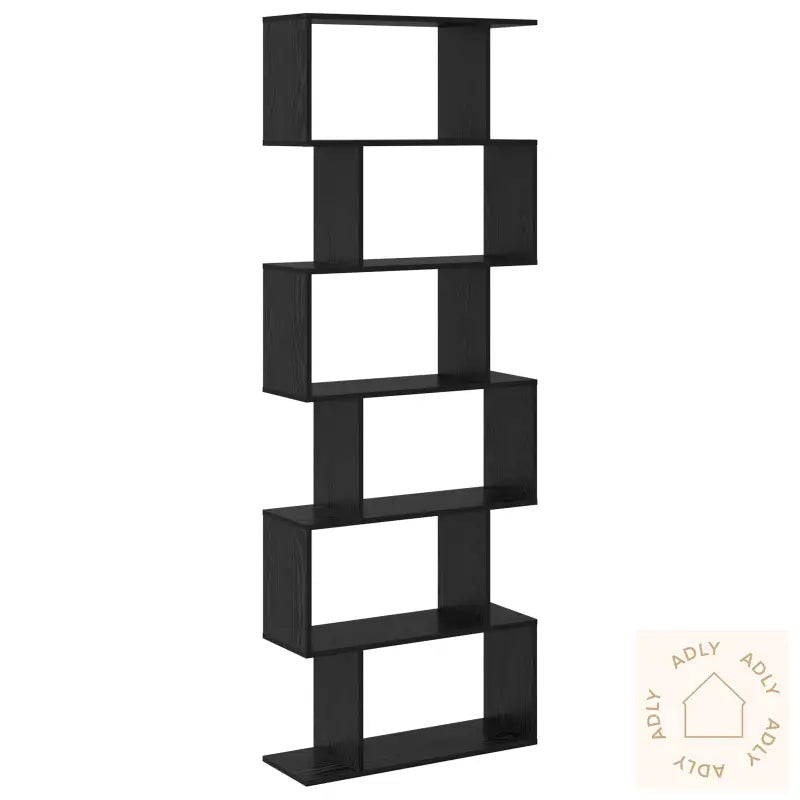 Bokskap I Svart Eik - 70 X 24 X 193,5 Cm, Konstruert Tre