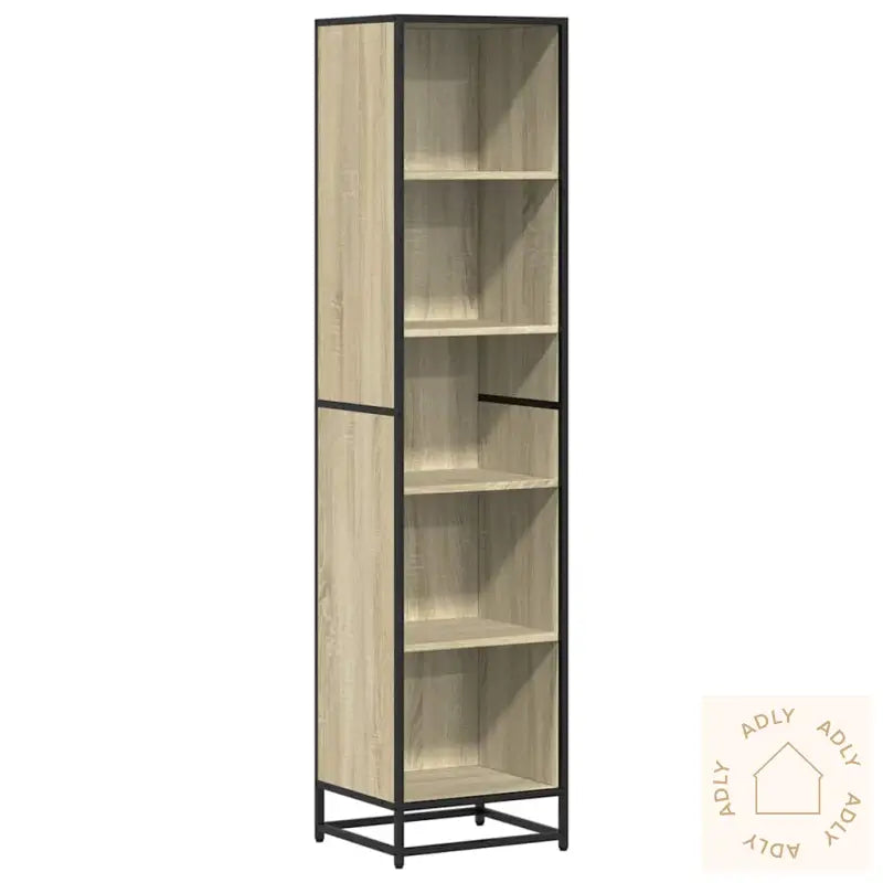 Bokhylle Sonoma Eik 40X35X170,5 Cm Konstruert Tre