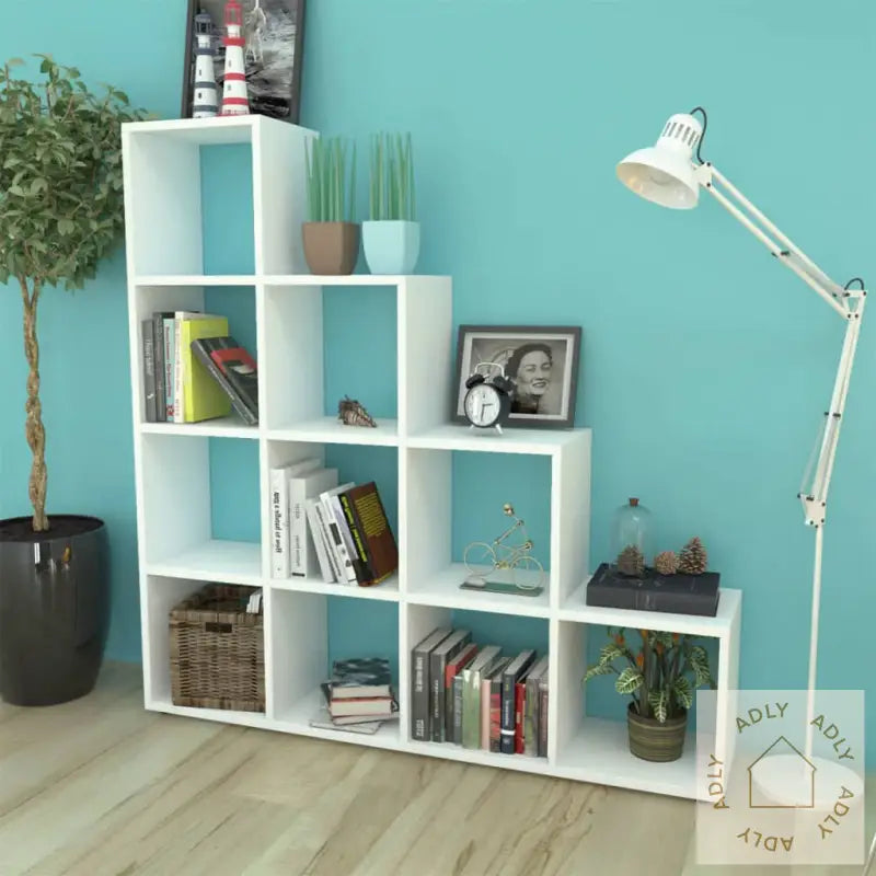 Bokhylle 142 Cm Hvit