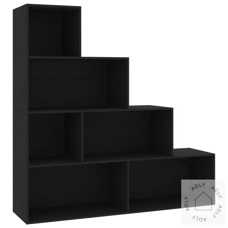 Bokhylle/Romdeler Svart 155X24X160 Cm Konstruert Tre