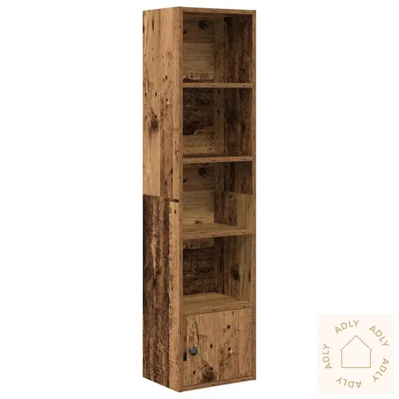 Bokhylle Gammelt Tre 31X24X127 Cm Konstruert Tre