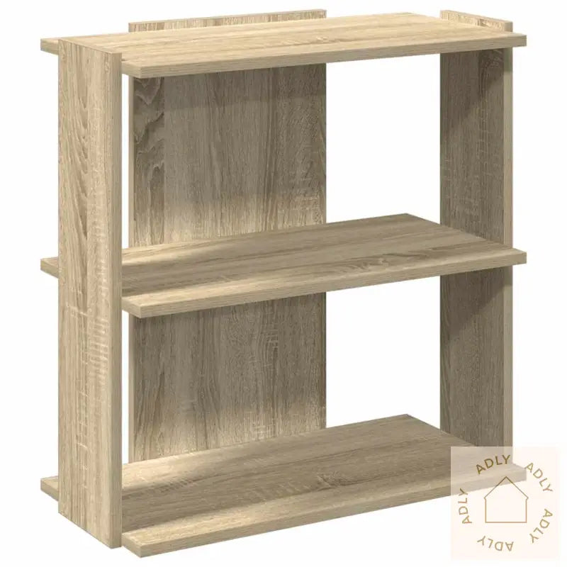 Bokhylle 3 Etasjer Sonoma Eik 60X30X60 Cm Konstruert Tre
