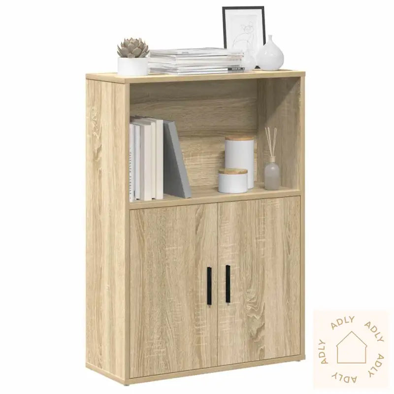 Bokhylle Sonoma Eik 60X24X85 Cm Konstruert Tre