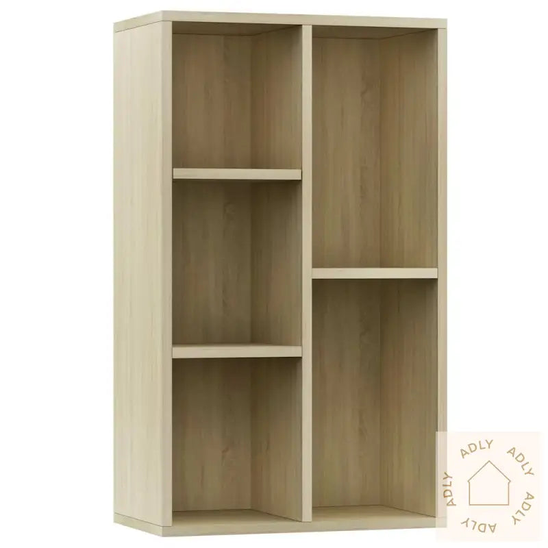 Bokhylle/Skjenk Sonoma Eik 50X25X80 Cm Konstruert Tre