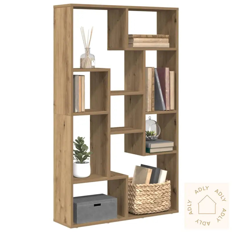 Bokhylle Artisan Eik 72X20X120 Cm Konstruert Tre