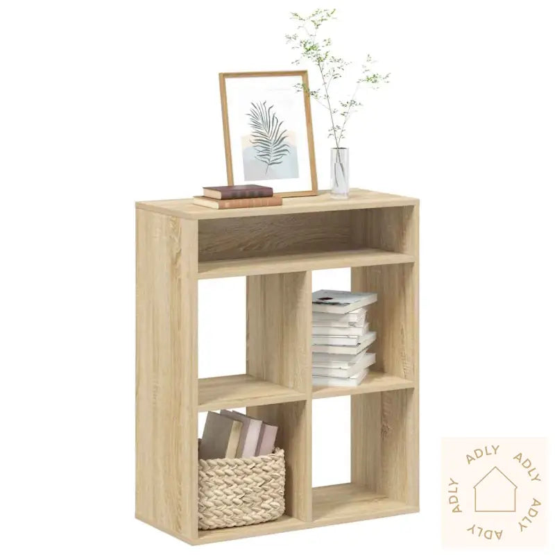 Bokhylle Sonoma Eik 66X31X80 Cm Konstruert Tre