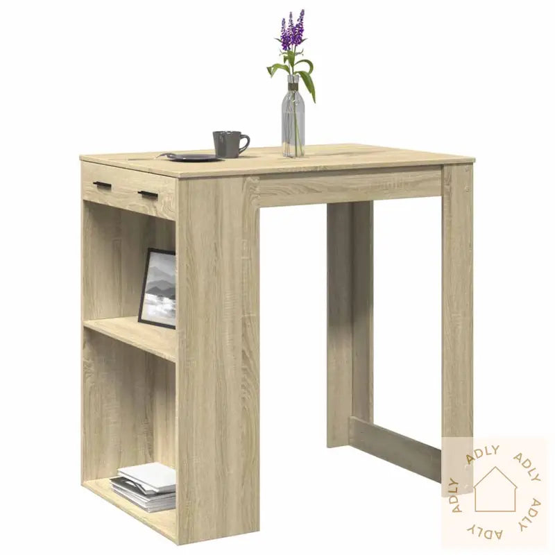 Barbord Sonoma Eik 102X70X103,5 Cm Konstruert Tre