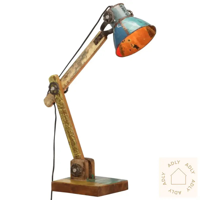 Industriell Bordlampe Flerfarget Rund 23X18X95 Cm E27