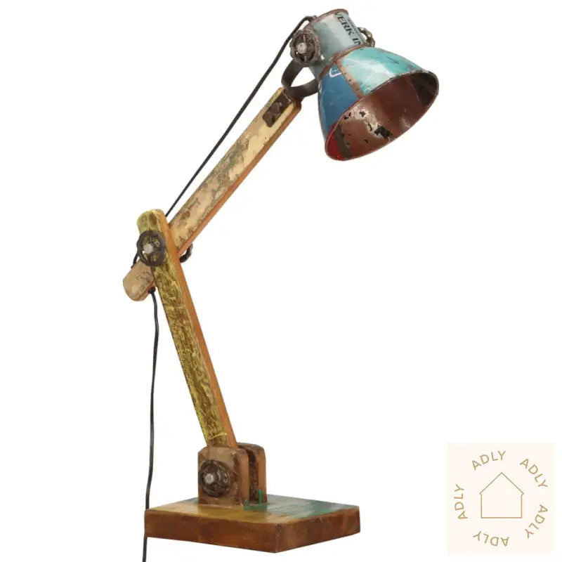 Industriell Bordlampe Flerfarget Rund 23X18X95 Cm E27