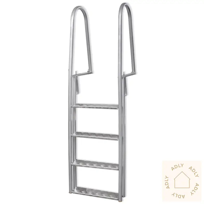 4-Stegs Brygge-/Bassengstige Aluminium 167 Cm