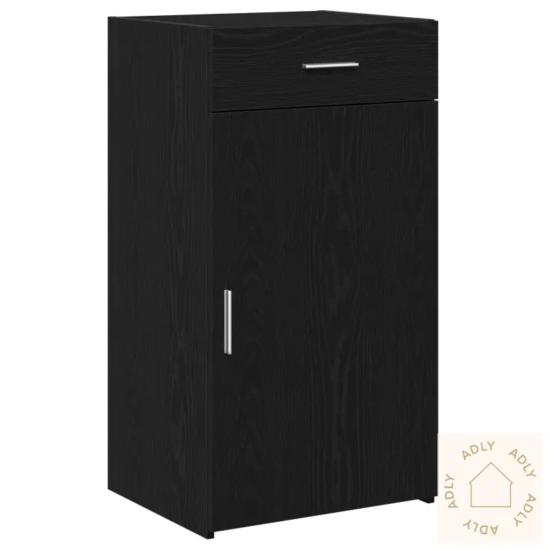 Skap Svart Eik 30X42,5X93 Cm Konstruert Tre
