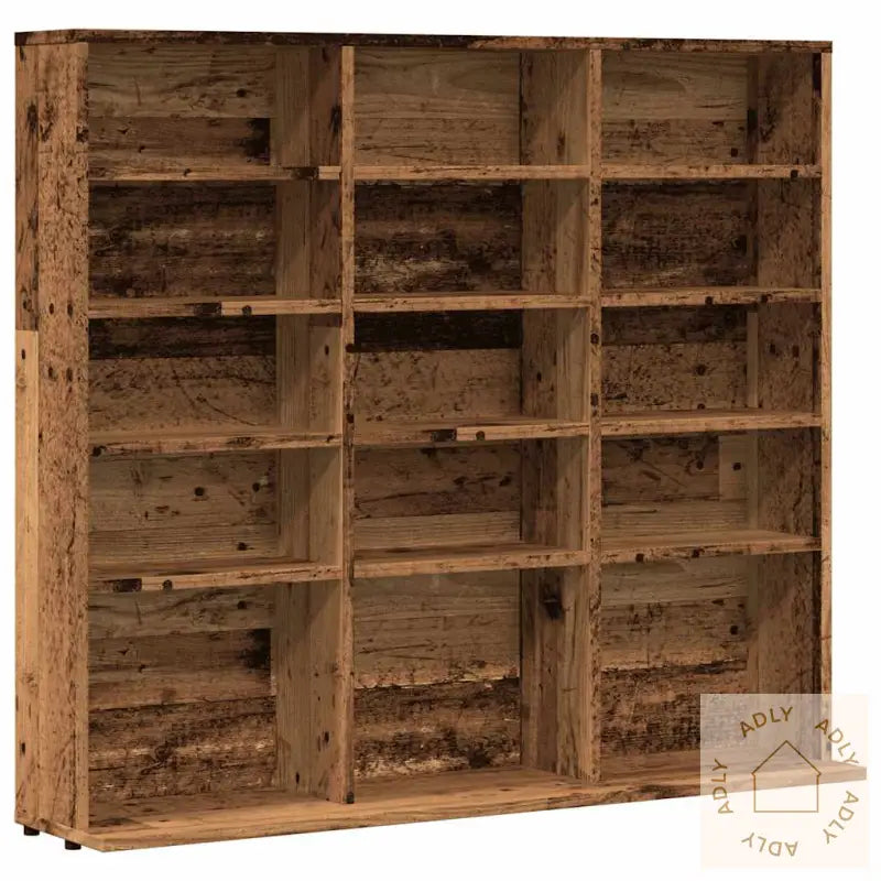 Cd-Skap Gammelt Tre 100X23X89,5 Cm Konstruert Tre