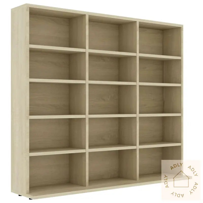 Cd-Hylle Sonoma Eik 100X23X89,5 Cm Konstruert Tre