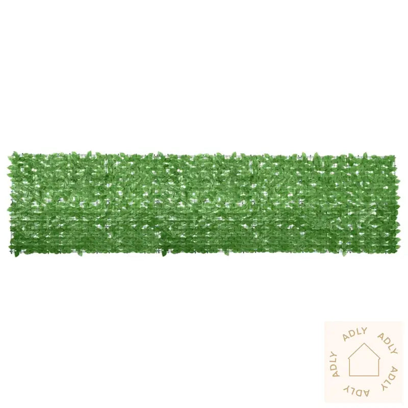 Balkongskjerm Med Grønne Blader 400X100 Cm