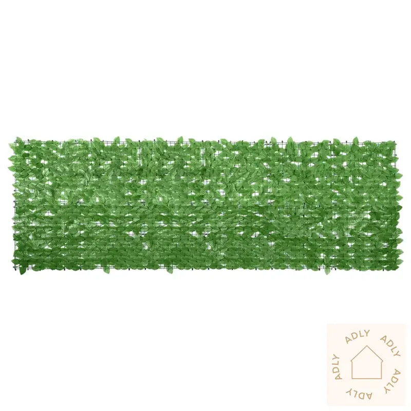 Balkongskjerm Med Grønne Blader 300X100 Cm