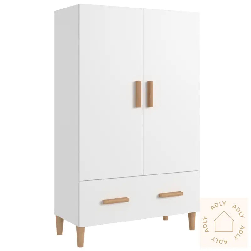 Highboard Hvit 70X31X115 Cm Konstruert Tre