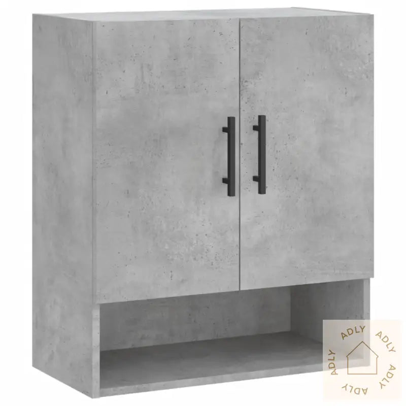 Veggskap Betonggrå 60X31X70 Cm Konstruert Tre