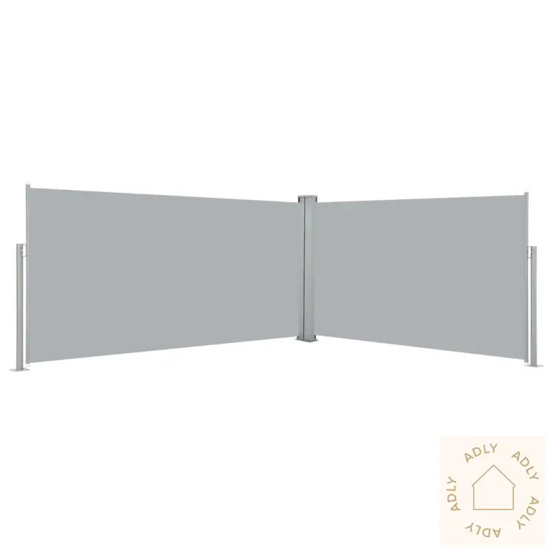 Uttrekkbar Sidemarkise 160X600 Cm Grå