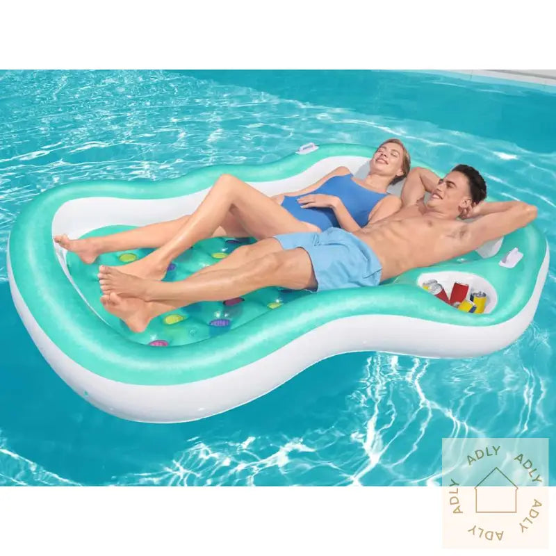 Bestway Flytemadrass Double Designer 224X174 Cm