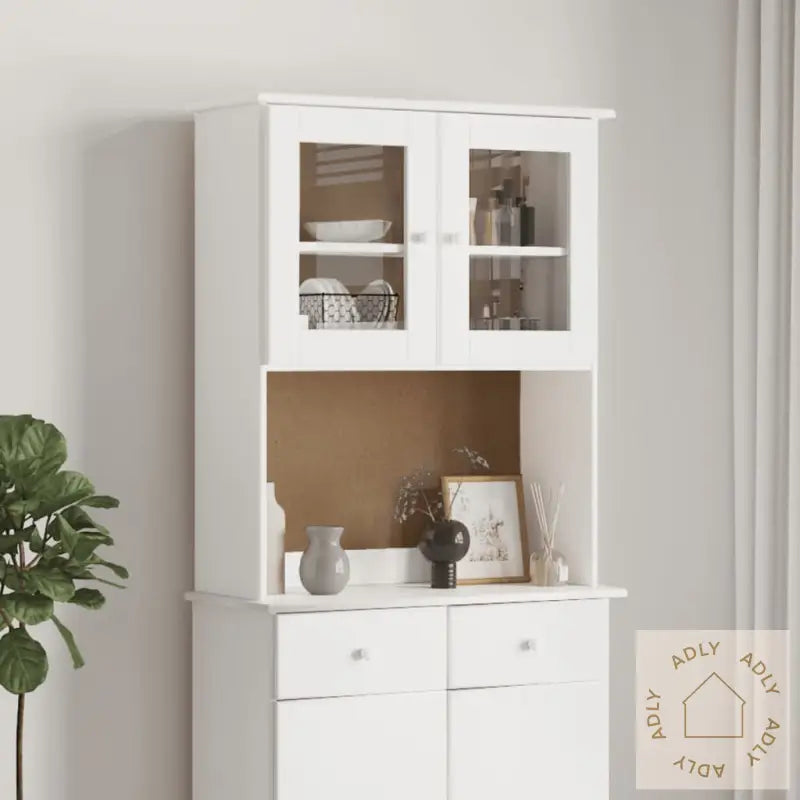 Topp Til Kommode Alta Hvit 77X30X92 Cm Heltre Furu