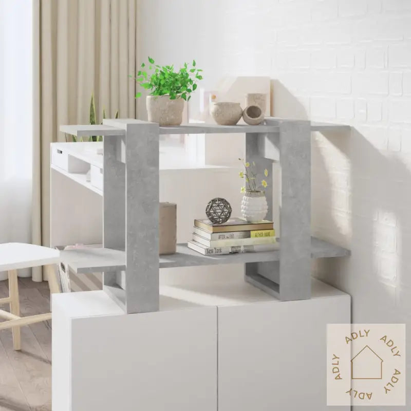 Bokhylle/Romdeler Betonggrå 80X30X51 Cm