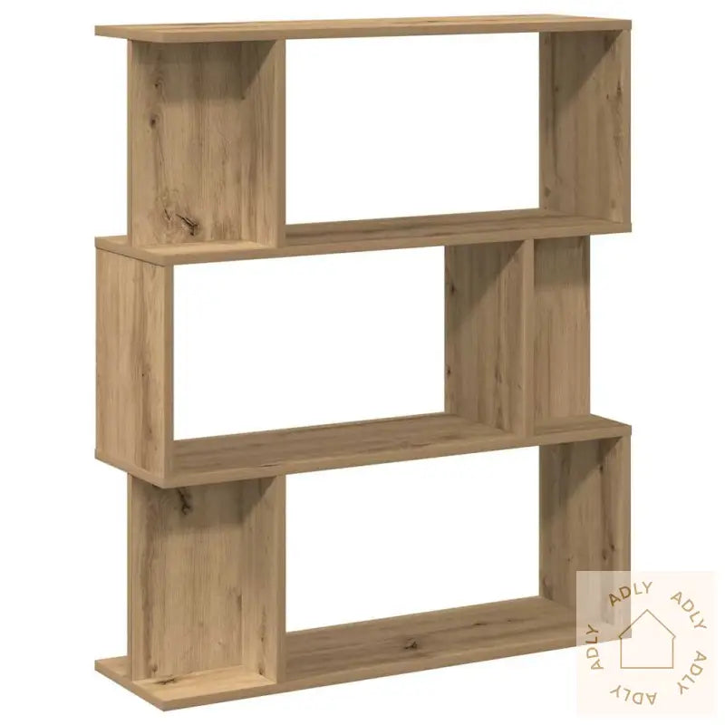 Bokhylle Artisan Eik 80X24X96 Cm Konstruert Tre
