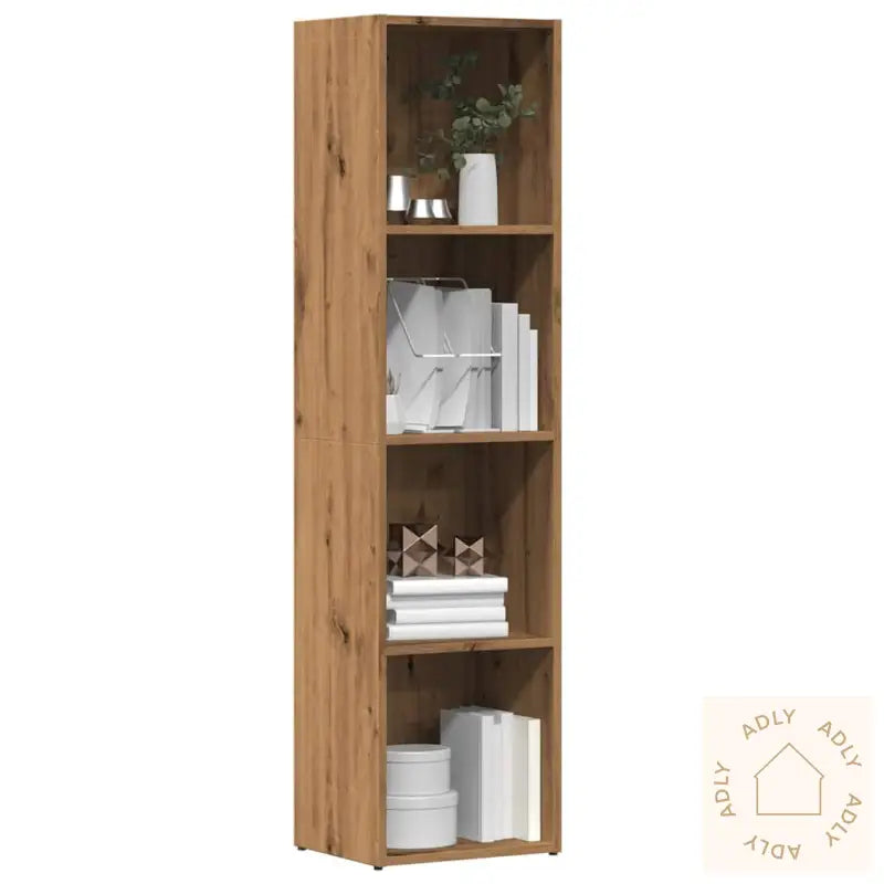 Bokhylle Artisan Eik 36X30X143 Cm Konstruert Tre