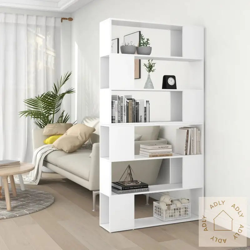 Bokhylle/Romdeler Hvit 100X24X188 Cm