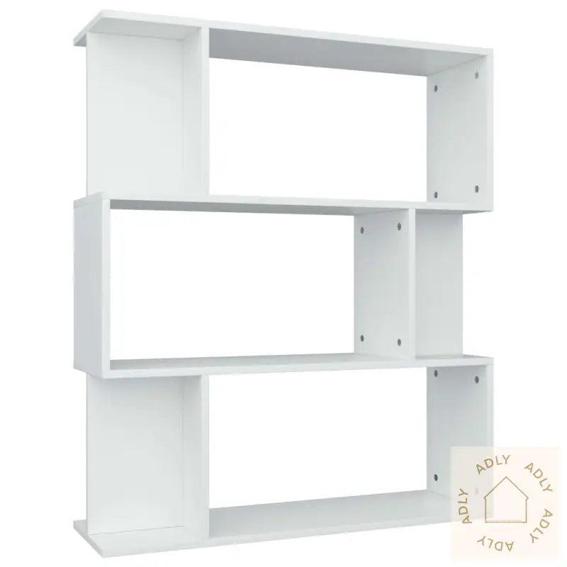 Bokhylle/Romdeler Hvit 80X24X96 Cm Konstruert Tre