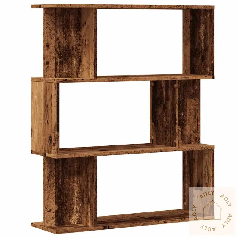 Bokhylle Gammelt Tre 80X24X96 Cm Konstruert Tre
