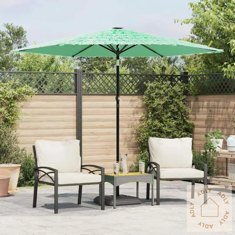 Hageparasoll Med Stålstang Grønn 268X268X226 Cm